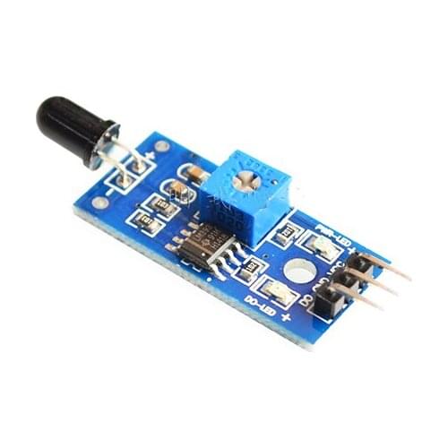 Free shipping 30pc IR Flame Sensor Module Detector Smartsense For Temperature Detecting Suitable For Arduino