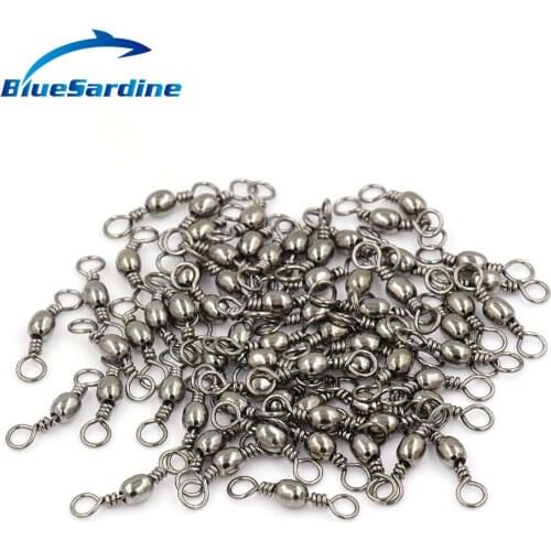 BlueSardine American Rolling Swivels Sea Rock Fish hooks Fishing Tackle Accessories Fishing Swivels Fishing Tools Connector