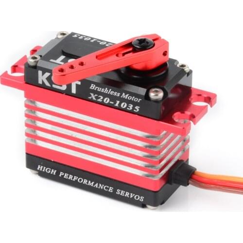 KST X20-1035 Metal Gear Digital 12KG 0.03sec HV Brushless Tail Servo Motor for UAV RC Car Robot Arm Helicopter Airplane Parts