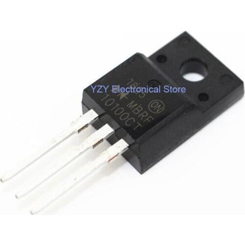 20pcs/lot MBRF10100CT 10100 MBRF10100 TO-220 Schottky diode with rectifier 10 Amp Volt 100 Dual