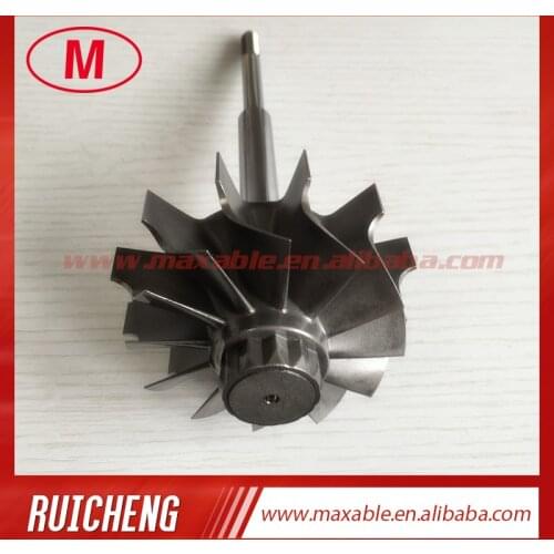 HX35 60/70mm 12 blades turbo wheel/ turbine shaft&wheel for turbocharger journal bearing