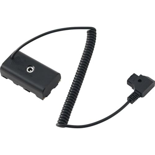 Power Adapter Cable for D-Tap Connector to NP-F Dummy Battery for Sony NP F550 F570 F770 NP F970
