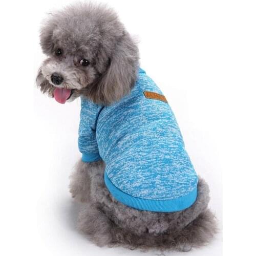 Pet Clothes for Dog Cat Puppy Sweater Pullover Jacket Coat Warm Woolen Yarn Sweater Dog Outfits Dog Jacket Pet Two-legged Cloth