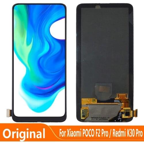 Original AMOLED Display Replace 6.67" For Xiaomi POCO F2 Pro M2004J11G LCD Touch Screen Digiziter Assembly