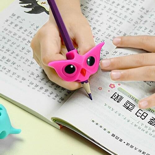 Silicone Convenient Reliable Ergonomic Grip Corrector Not Easy Deformed Pencil Aid Grip Professional for Kids