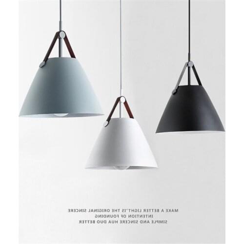 Modern Nordic Minimalist Creative Hanging Lights Bar Lighting Living Room Lamps Dining Room Fixtures Restaurant Pendant Lights