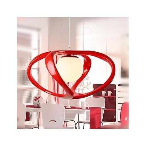 Creative personality pendant light one light resin glass Bedroom study living room 110-220V pendant lamp Including bulb