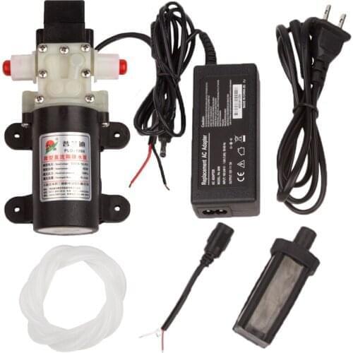 DC12V 45W Small Diaphragm High Pressure 1Mpa Water Pump Booster Pump for Car Washing