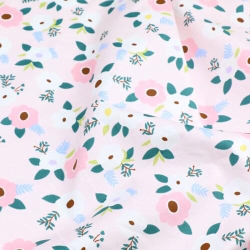 160cm*50cm pastoral flowers baby Cotton Fabric Cloth Sewing Quilting bedding apparel dress diy patchwork fabric infant cloth
