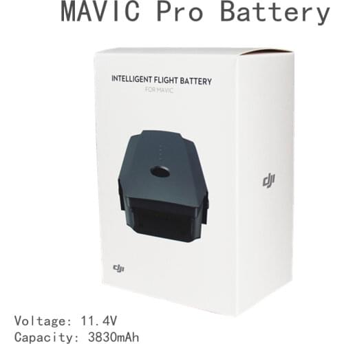 DJI Mavic Pro Drone Intelligent Flight Battery 3830 mAh / 43.6 Wh 11.4V Batteries Original DJI Mavic Accessories