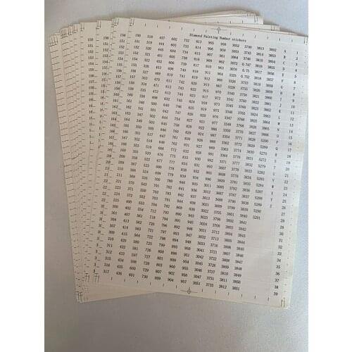 Diamond Embroidery Accessories 5D DIY Diamond Painting Tools Square / Round Storage Box Storage Bottle DCMNumber Label Sticker