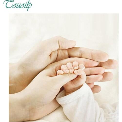 5d diy full diamond painting cross stitch"Parents baby hand" home decoration,5d square diamond embroidery mosaic wall stickers