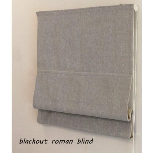 Free Shipping New Arrival Modern Cotton/Linen Cloth Roman Blinds Roman Shades For Living Room Window Curtains