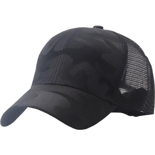 Baseball Caps Camouflage Breathable and Quick-drying Female Spring and Summer Sunscreen Sun Hat Mesh Cap Korean Fashion