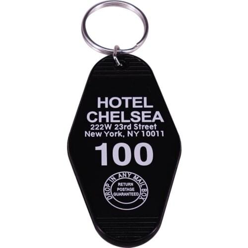 Hotel Chelsea Motel Style Keychain