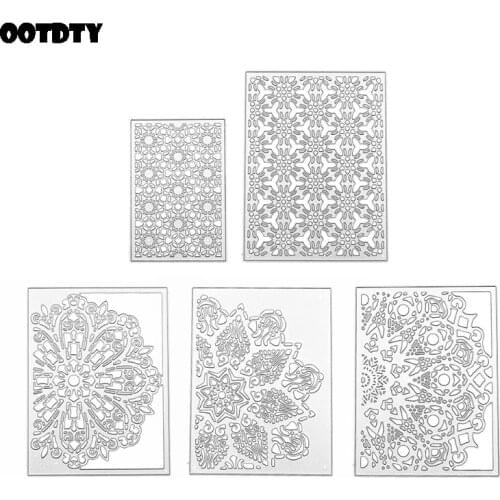 Flower Cover Metal Cutting Dies Stencil Scrapbooking DIY Album Stamp Paper Card Embossing Decor Craft New Die For 2020