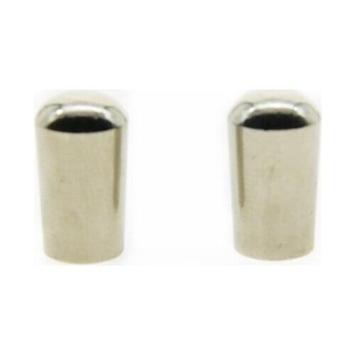 Dopro 1xM3.5 1xM4 METAL LP Guitar Toggle Switch Tip Nickel/Black/Gold 3 Way Switch Knob for LP