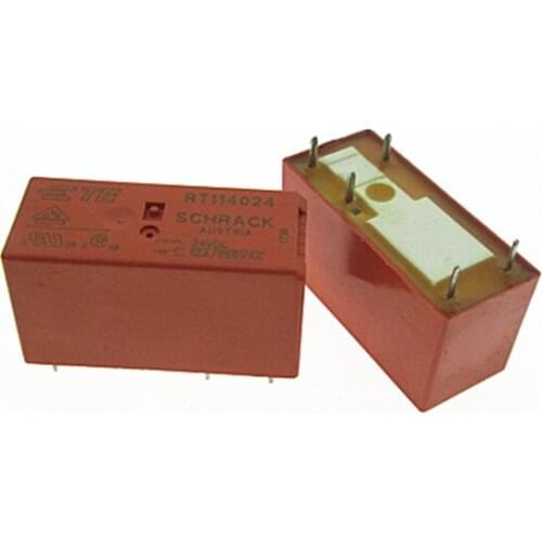 HOT NEW RT424024 24VDC RT424024-24VDC 424024 DC24V 8A 250VAC SCHRACK DIP8