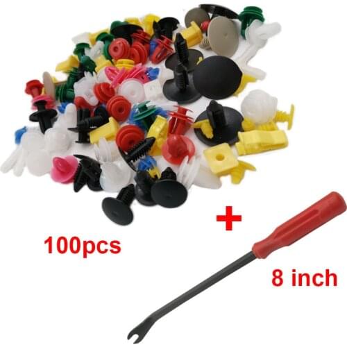 Car Trim Removal Tools Auto Fastener Trim Dash Removal Rivet Clips Set Car Door Panel Installer Cover Tool