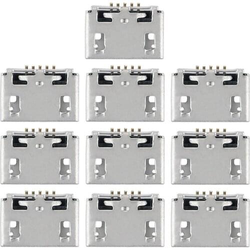 IPartsBuy New 10 PCS Charging Port Connector for Huawei Ascend P6