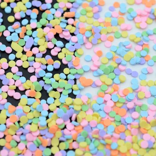 100g New Additives Supplies For Slime Polymer Clay Flower Sprinkles Cute DIY Kit Slice Topping For Cloud Clear Slime In Stock
