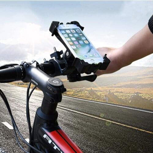 Motorcycle Cellphone Holder Bike Bracket Adjustable Non-slip MTB Motorcycle Handlebar Phone stand z750 er6n Cycling Accessories
