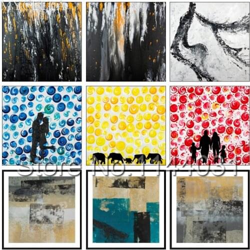 MYCELLA Abstract Art 5D Diamond Embroidery Full Diamond Cross Stitch Crystal Diamond Sets Mosaic Decorative Diy Diamond Painting