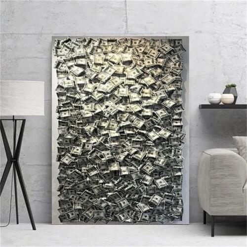 Canvas Wall Art HD Money Abstract Funny Cool Prints Poster Gift Home Decoration Painting Bedroom Modular Picture Frameless