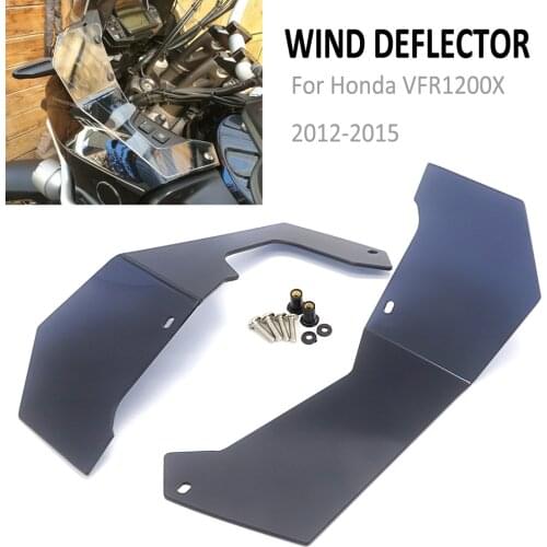 Motorcycle Side Windshield Handguard panels Wind Deflector Pair FOR Honda VFR 1200X VFR1200X Crosstourer VFR 1200 X 2012 - 2015