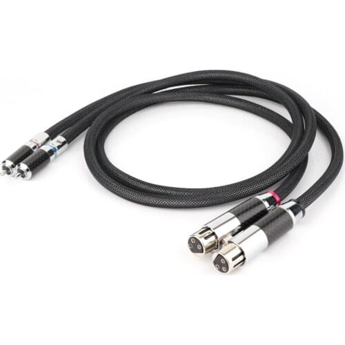 Silver Plated RCA TO XLR Female Audio Interconnect Cable HIFI 1 order