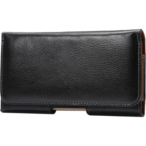 Premium Leather Pouch Holster Cover Case For Samsung Galaxy Note 3 2 1 ,Genuine Leather Phone Bag for 5.5 inch Smartphone