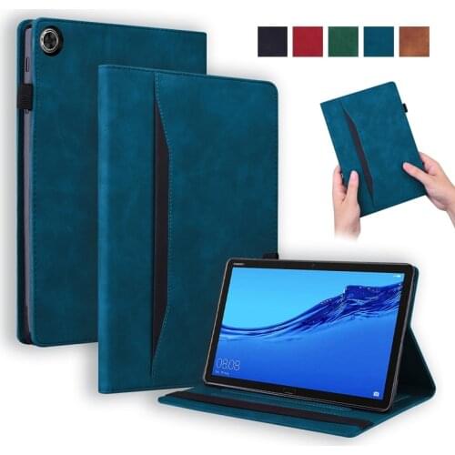 Luxury Leather Tablet Funda For Huawei Mediapad M5 Lite 10 Case Wallet Stand Flip Cover For Huawei Mediapad M5 Lite Case 10.1"