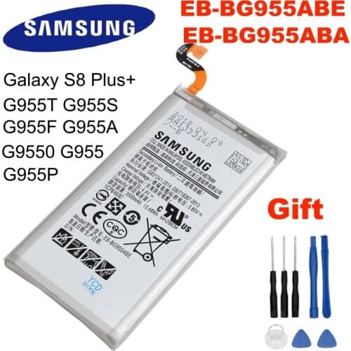 SAMSUNG Orginal EB-BG955ABA EB-BG955ABE 3500mAh battery For Samsung Galaxy S8 Plus+ G9550 G955 G955F G955A G955T G955S G955P