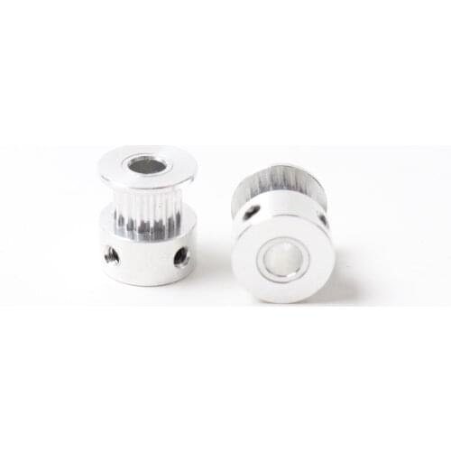 Cloned Gates 3D Printer GT2 Pulley 16/20Teeth Bore 5mm For GATES GT2 6mm Width Open Timing Belt