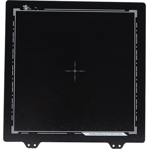 PEI Powder Coated Steel Sheet PEI Build Plate 220 * 220MM for Prusa CR-20 Anet A8 A6 Tronxy XY-2 Longer LK2 3D Printer
