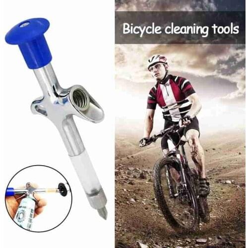 1pc Aluminum Bicycle Lubricant Grease Gun for Mountain MTB Bike Service Tools Bike Accessories Grease Oil Precise Injector Tools