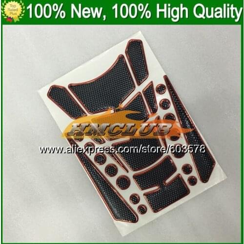 3D Carbon Fiber Tank Pad For YAMAHA YZF R3 R25 17 18 19 YZF-R3 YZF-R25 YZFR3 YZFR25 2017 2018 2019 CL276 Nuts bolt screws