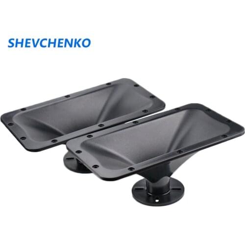 44-core Screw Tweeter Horn Head Treble Screw Mouth Plastic Horn For 25-core 35-core Flat Orifice Driven Tweeter Head 2pcs