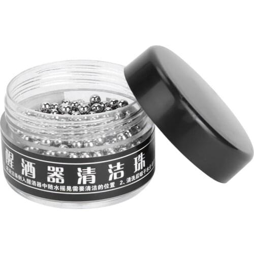 500Pcs/pack 3mm Stainless Steel Decanter Cleaning Balls Household Cleaning Tools for Wine Decanter Cleaning Access