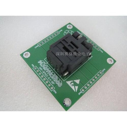 Clamshell QFN32/DIP32 4*4mm spacing 0.4mm IC Burning seat Adapter testing seat Test Socket test bench in stock free shipping