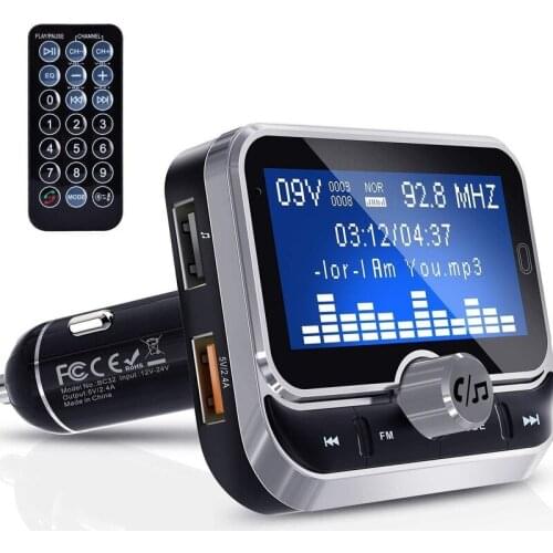 New BC32 Car Mp3 Card Big Screen 7 Languages Support Folder with Remote Control Car Bluetooth Player