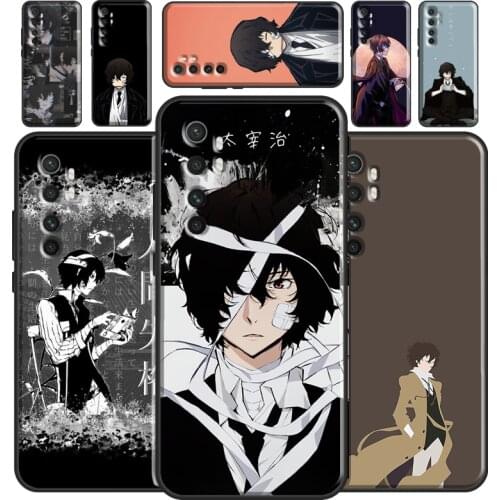 Dazai Osamu Bungo Stray Dogs Anime Case For Xiaomi Mi 11 Lite Ultra 9 10 9T 10T Pro A3 POCO F3 F1 F2 M3 X3 Pro Bumper Cover