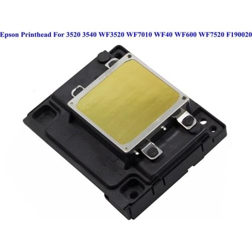 1pc Replacement Printhead Durable Print Head For Epson 3520 3540 WF3520 WF7010 WF40 WF600 WF7520 F190020 Series Printer Parts