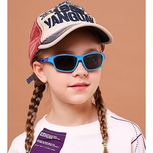 Sunglasses Kids Polarized Classic For Babies Childrens Sports Sun Glasses UV400 Protection Boy Girl Cute Vintage Eyewear S8303