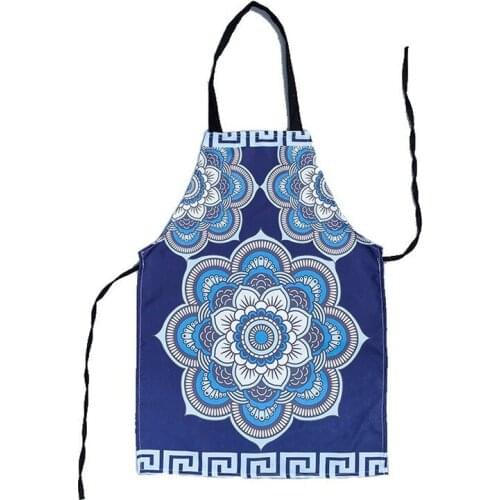 Wholesale 5 pieces hotel restaurant apron chef work apron modern simple digital printing apron