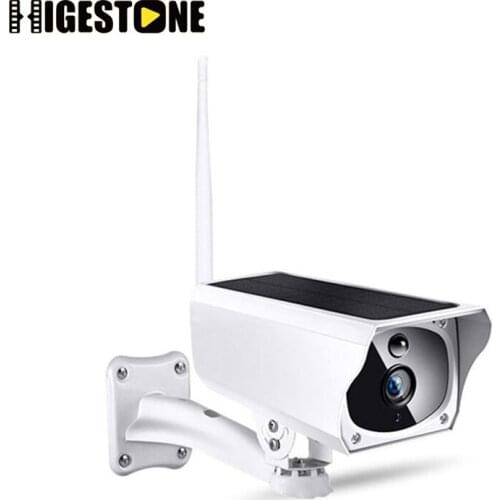 Higestone 1080P Solar IP Camera 2.0MP Wireless Wi-fi Security Surveillance Waterproof Outdoor Power HD Camera IR Night Vision