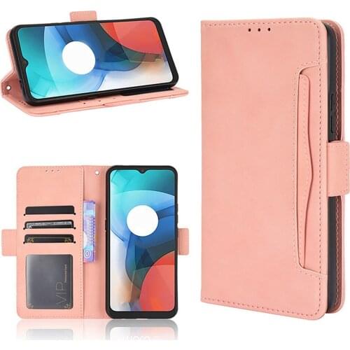 Flip Leather Protective Case Wallet Style Sleeve Shell Cover for Motorola E7 Phone Accessories