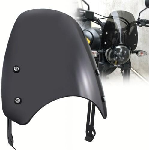 Motorcycle Front Windscreen Windshield Shield Bracket For DUCATI Scrambler 400/803 Full Throttle 2015-2019