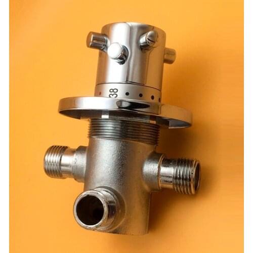 Brass G1/2"wall mounted Thermostatic Mixer Valve Hot Cold Water For Bidet Spray Hand Shower