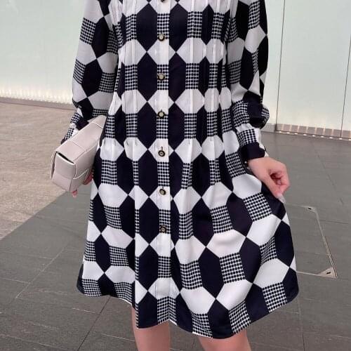 Модные платья в клетку Mitaloud China At AliExpress